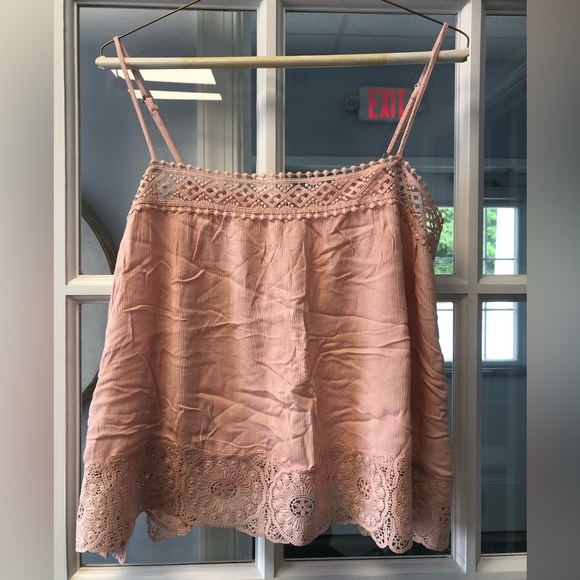 Cute Pink Crop Too Style Tank-top, by Eyeshadow, Size CL - Picture 1 of 7